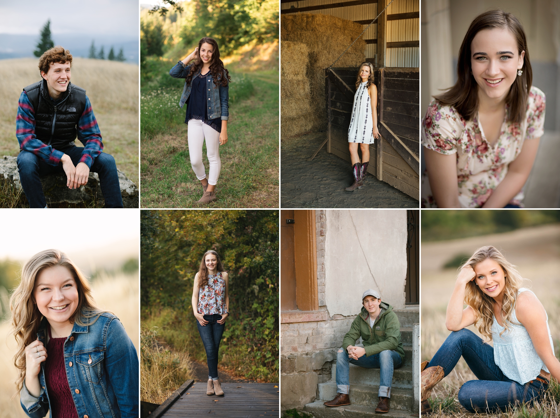 senior portrait outfit ideas in albany oregon by thistledown photography