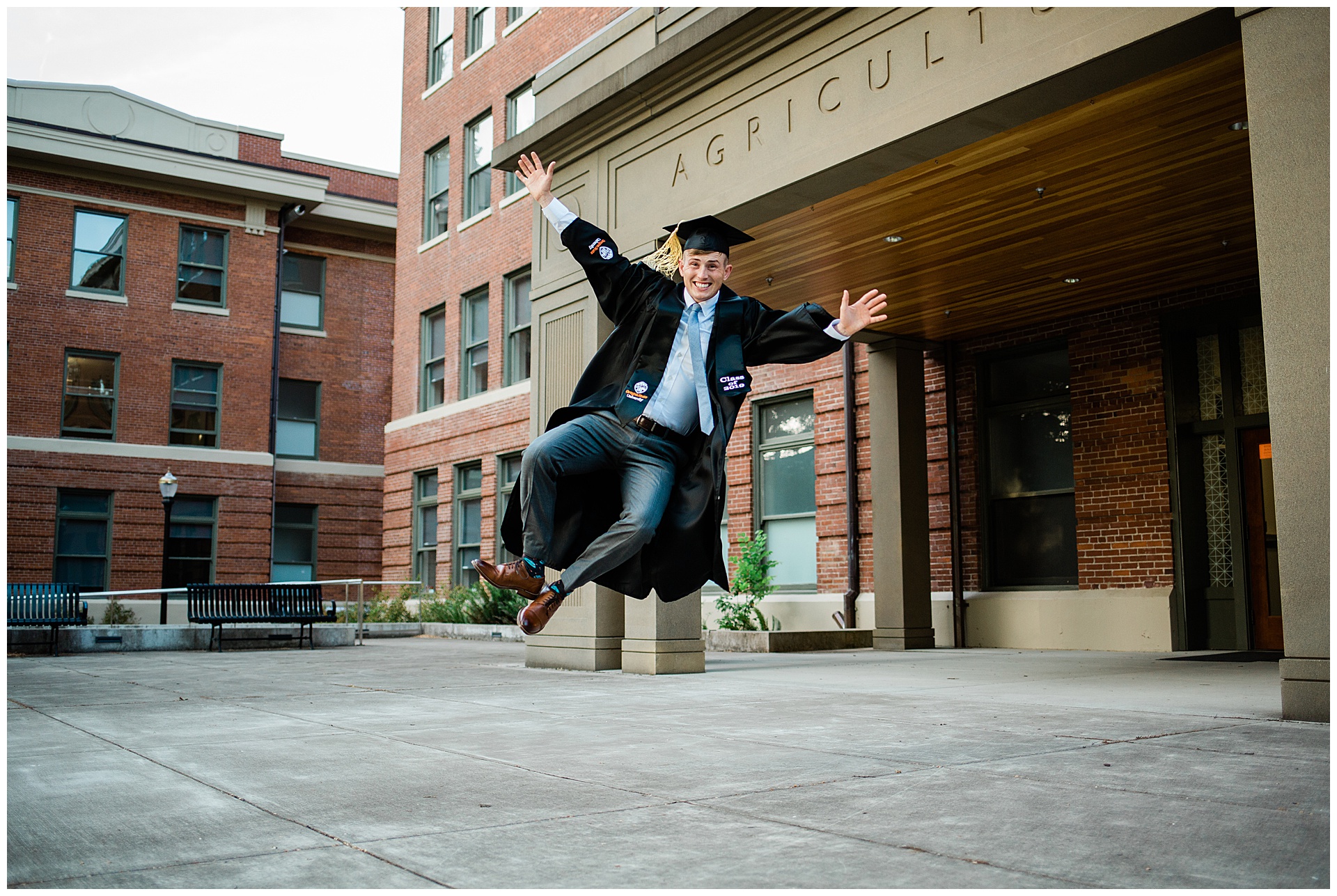 Graduation senior portrait by Corvallis Photographer Alison Smith